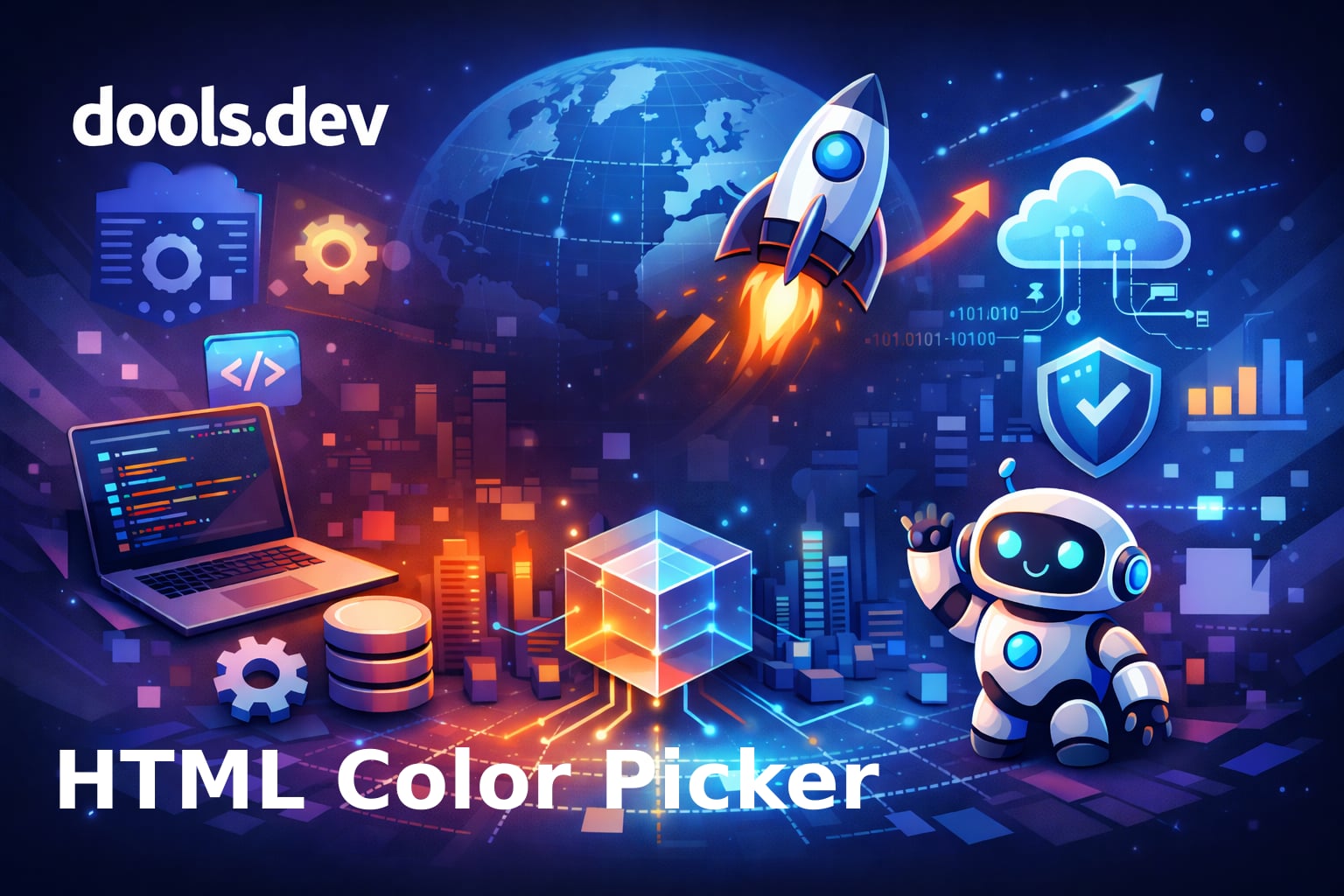 HTML Color Picker – Free Online Tool | dools.dev